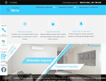 Tablet Screenshot of mojster-klime.com